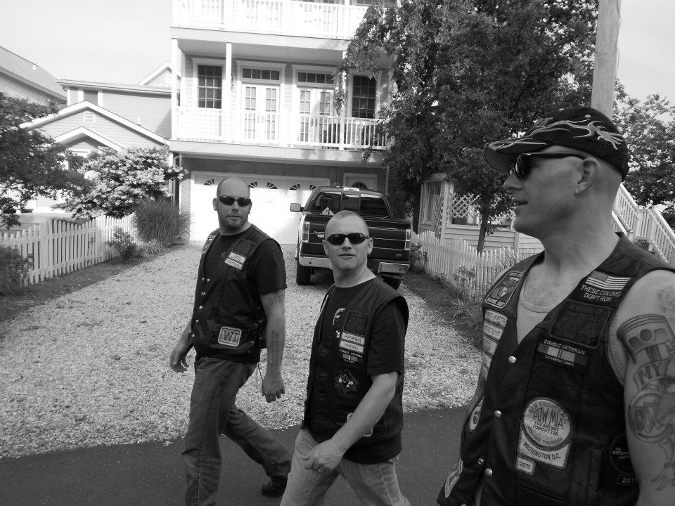 Rolling Thunder with members of the WI Nam Knights Chapter.